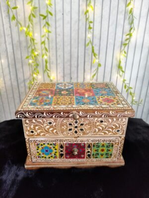 WOODEN JEWELLERY BOX