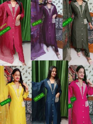 MUSLIN KURTHI SETS